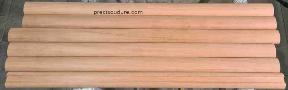 Main-courante bois coupé sur mesure